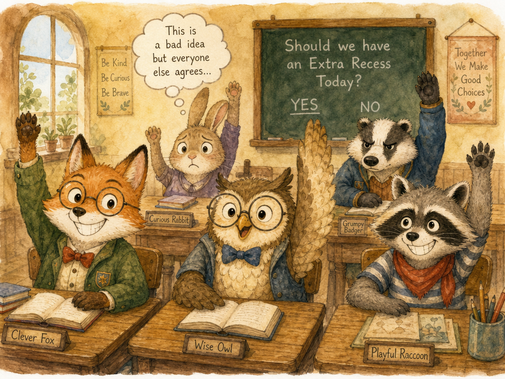 Groupthink illustration