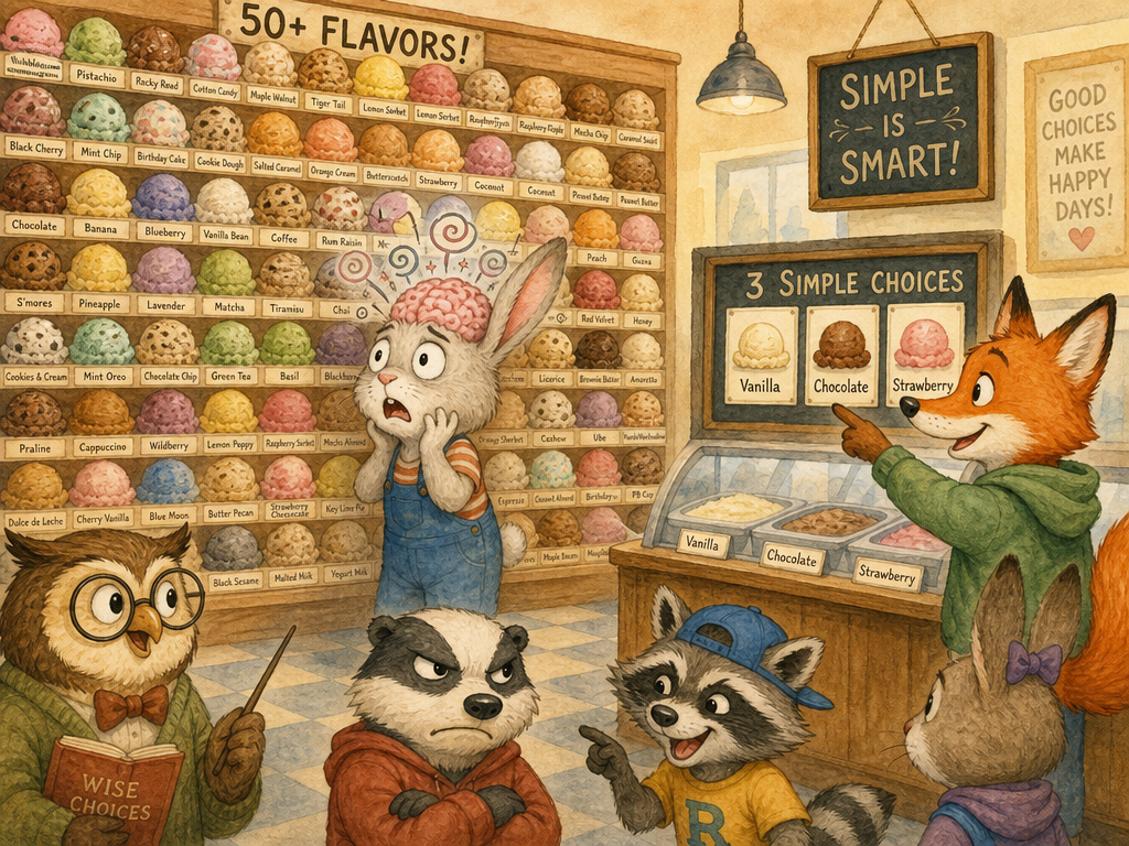 Choice Overload illustration